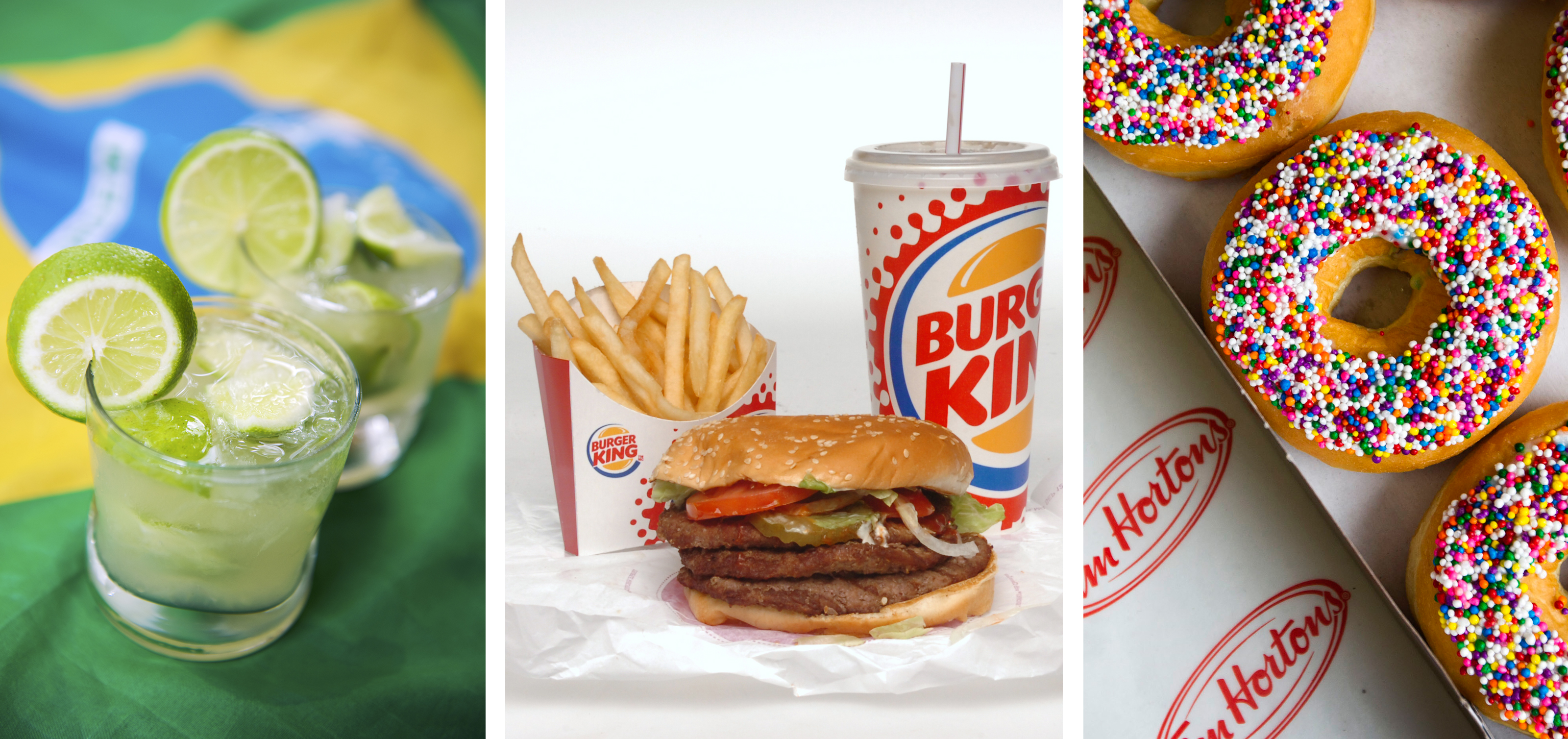 BRAZILIAN, EH?
In 2010, Burger King Holdings was bought 3G Capital, a Brazilian global investment firm. Though they later took the company public again, they still own the majority of shares.
Now the company is reportedly in talks to acquire the Canadian breakfast giant Tim Hortons. If the deal goes through, the company's headquarters may move from the U.S. to Canada.
SOURCES: Burger King, 3G Capital