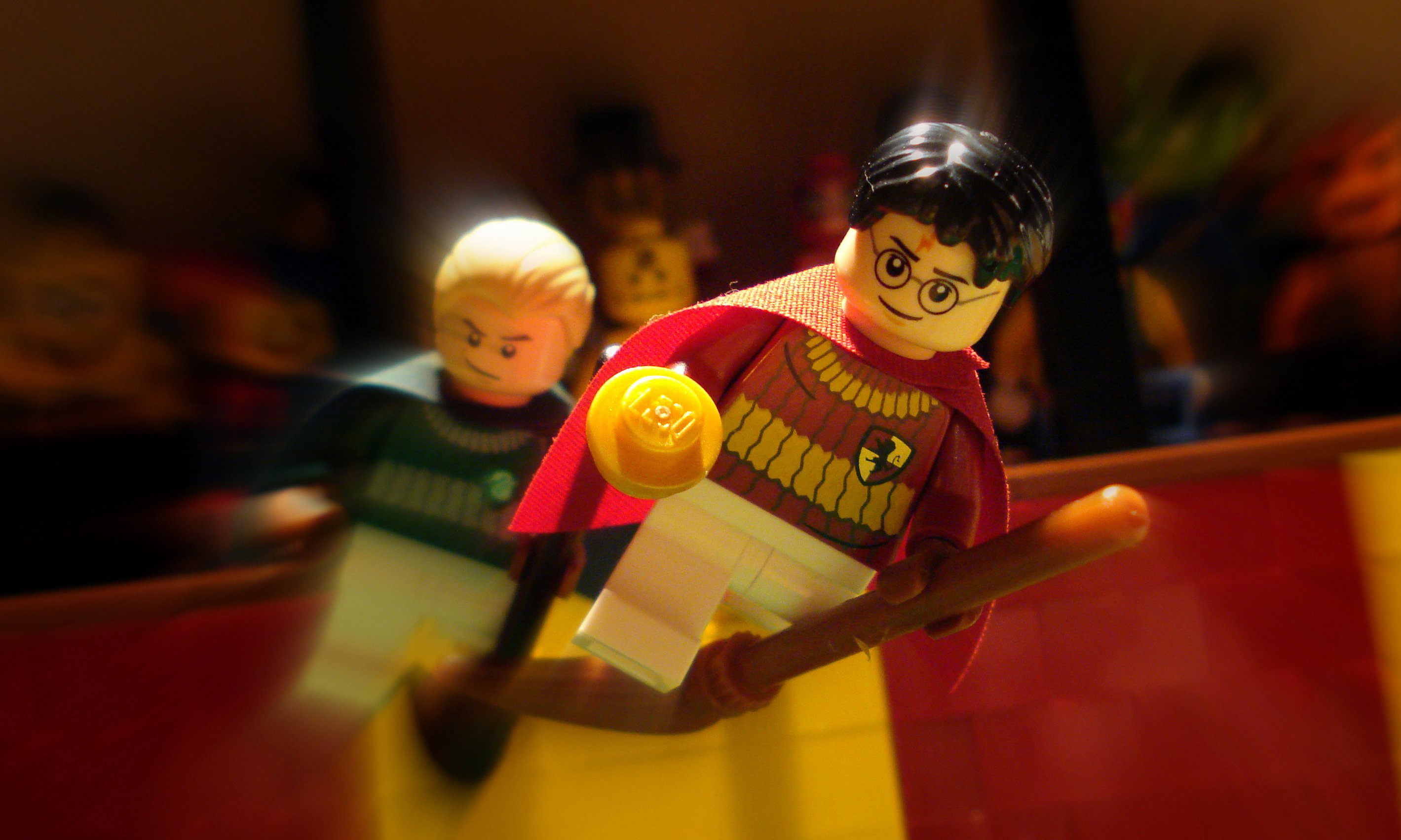 <strong>As of January 2014, there were nearly $24 billion in recorded sales for the Harry Potter franchise (including book, movie, dvd, rentals and toy sales), reveals <a href="http://www.statisticbrain.com/total-harry-potter-franchise-revenue/" title="Statistic Brain - Harry Potter" target="_blank">IMDB and Scholastic Children's Books</a>. </strong>
Title: "Harry Potter," from the series <a href="https://www.flickr.com/photos/hoyvinmayvin/" title="LEGO creations" target="_blank"><em>LEGO® creations.</em></a>
<a href="https://www.flickr.com/photos/hoyvinmayvin/" title="Alex Eylar" target="_blank">Alex Eylar/Profound Whatever</a> is a film buff and LEGO master who recreates the sets from popular movies out of LEGOs.