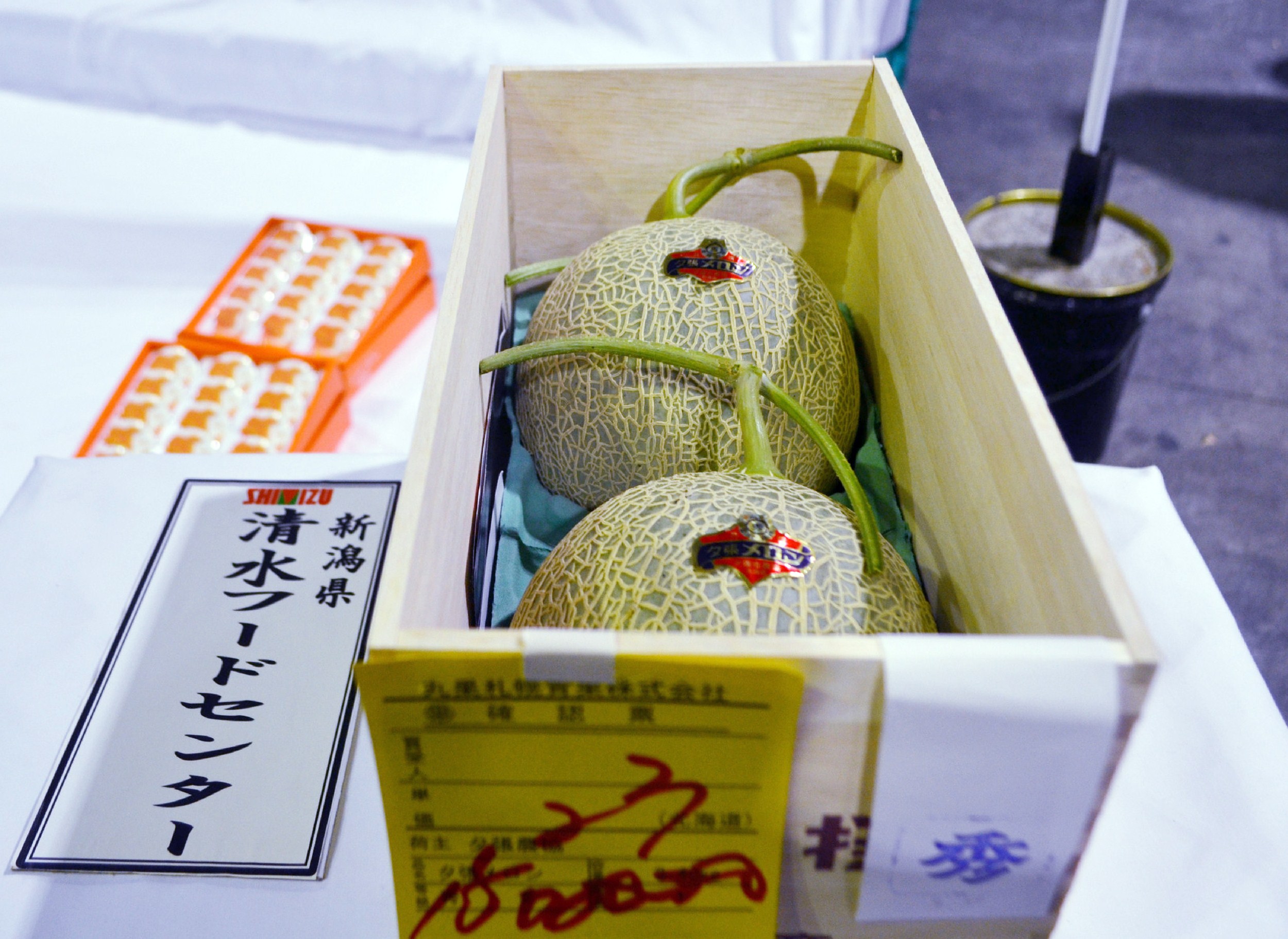 Yubari Melons 2 Cantaloupes Sold for 27,000 in Japan Money