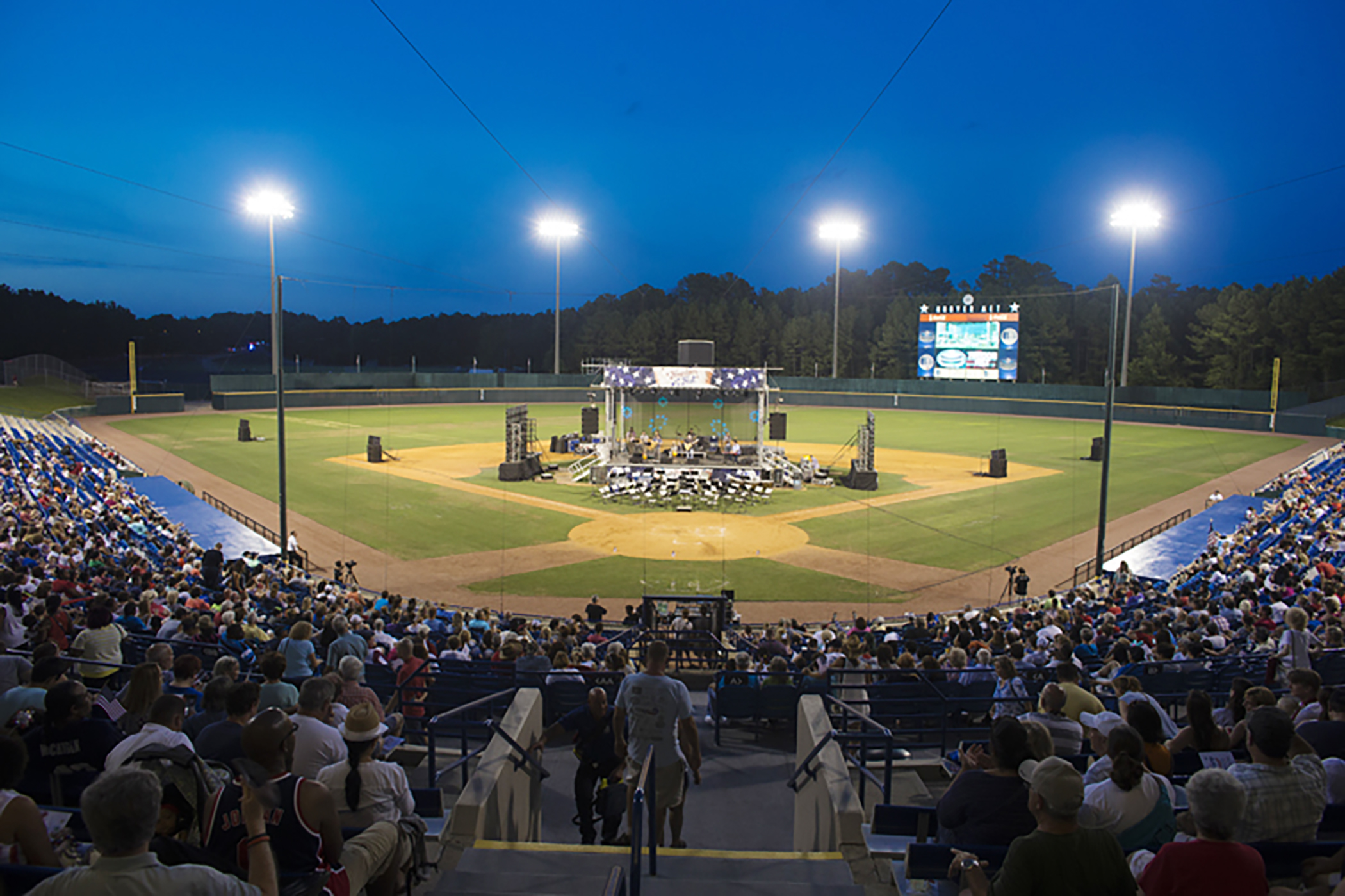 <strong>Hoover, Alabama. </strong>The Hoover Metropolitan Stadium, which hosts the Southeastern Conference baseball tournament, was the one-time stomping ground to Michael Jordan, who briefly played for the Birmingham Barons.