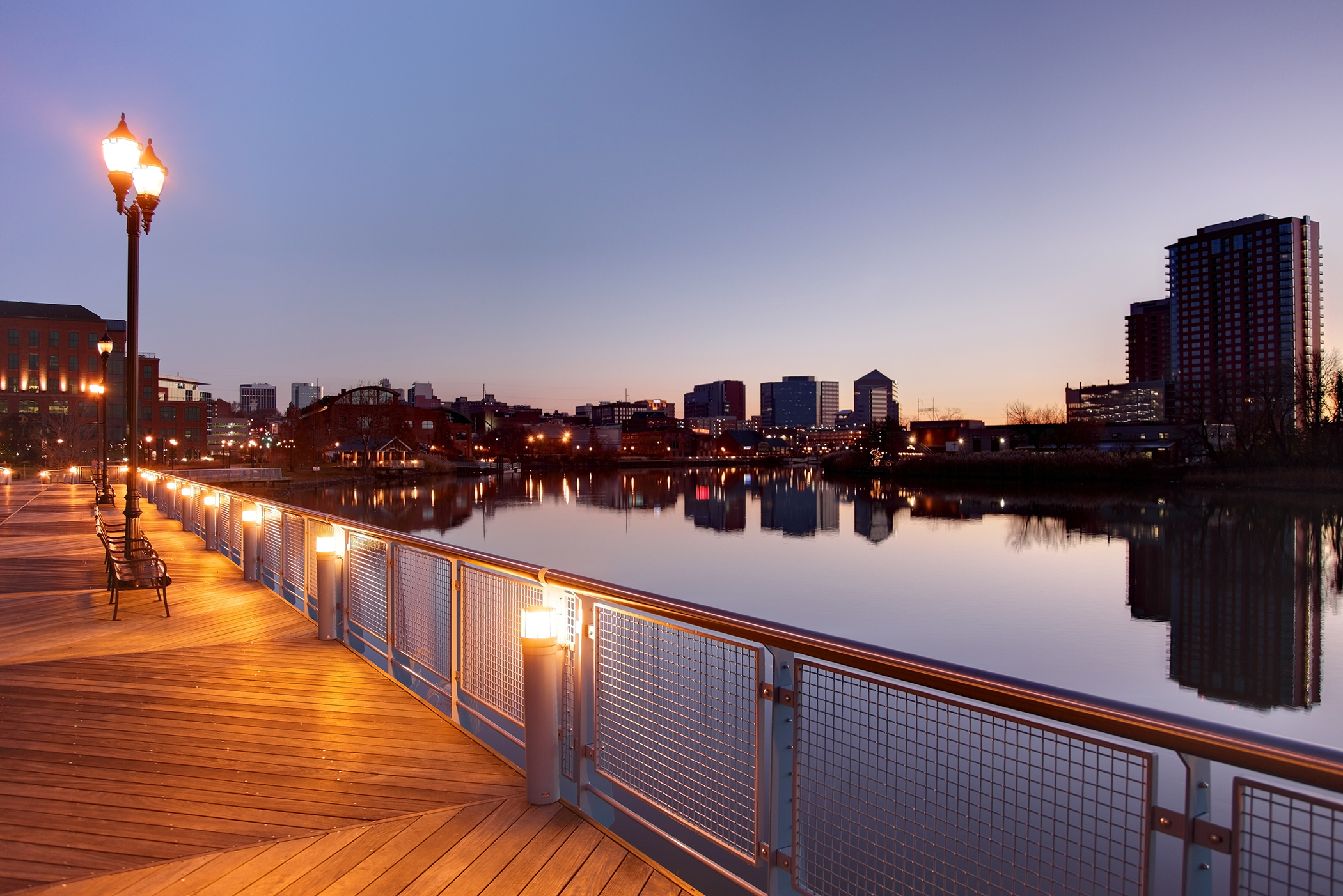 <strong>Wilmington, Delaware. </strong>At the confluence of the Christina and Brandywine rivers, Wilmington has been undergoing a waterfront revival.