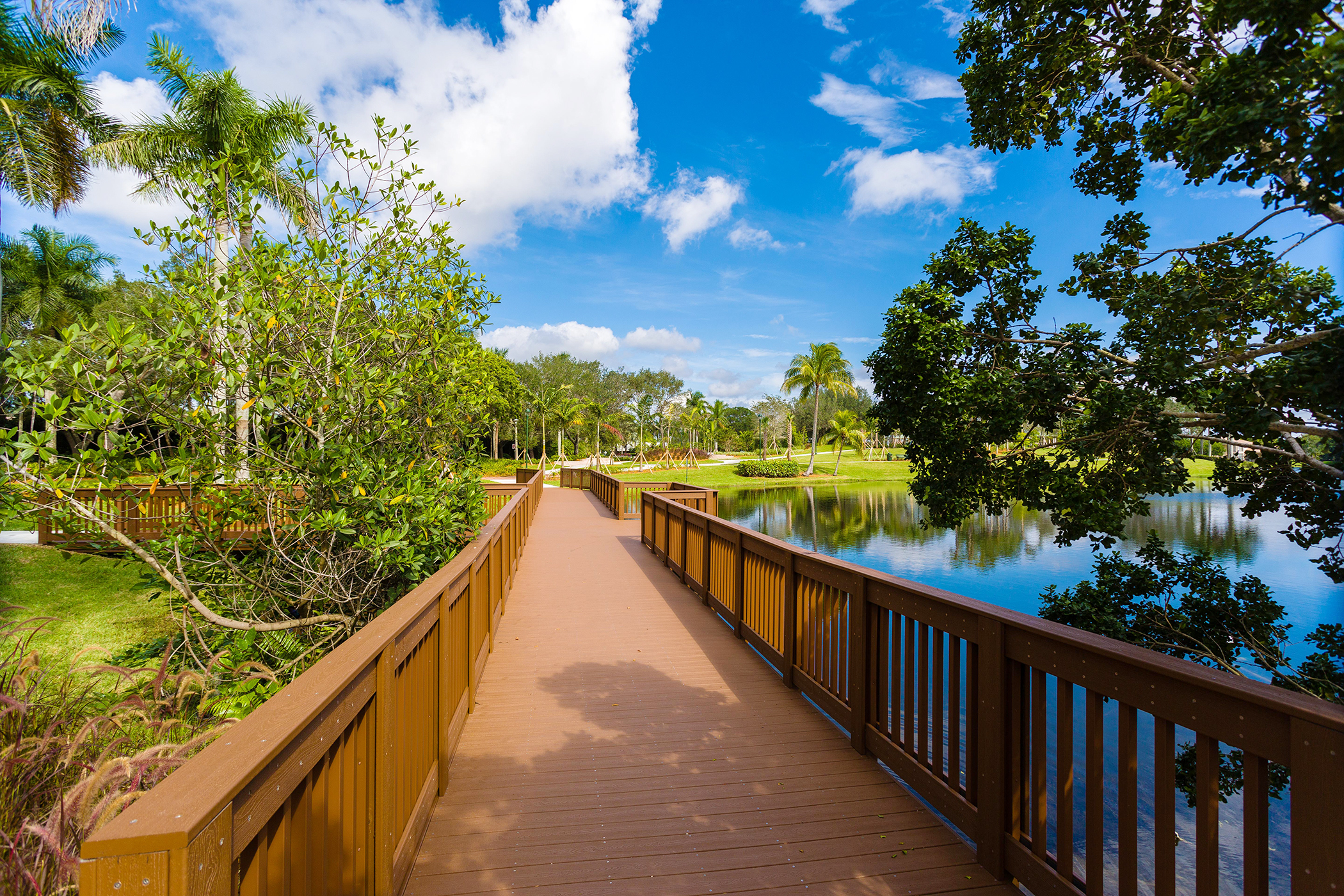 <strong>Weston, Florida. </strong>Sitting between the Atlantic Ocean to the east and the Everglades to the west, Weston has no shortage of green space, including a dozen sports fields, nearly 50 miles of lined bike lanes, and the 100-acre Weston Regional Park.
