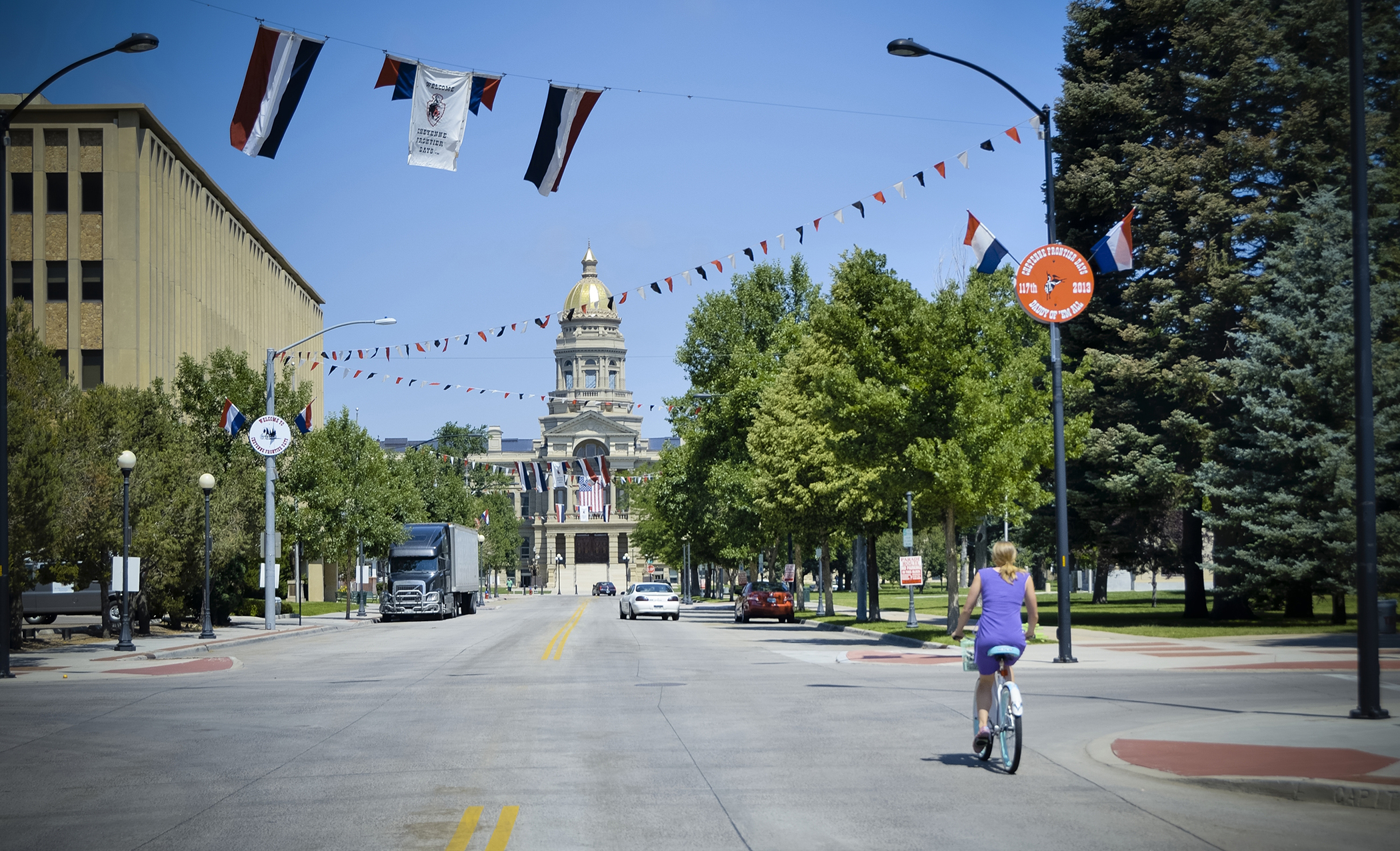 <strong>Cheyenne, Wyoming.</strong> Cheyenne is home to the world's largest outdoor rodeo, so it’s probably not surprising that the state capitol building (above) is home to a 3,000-pound bison—stuffed and mounted, of course.