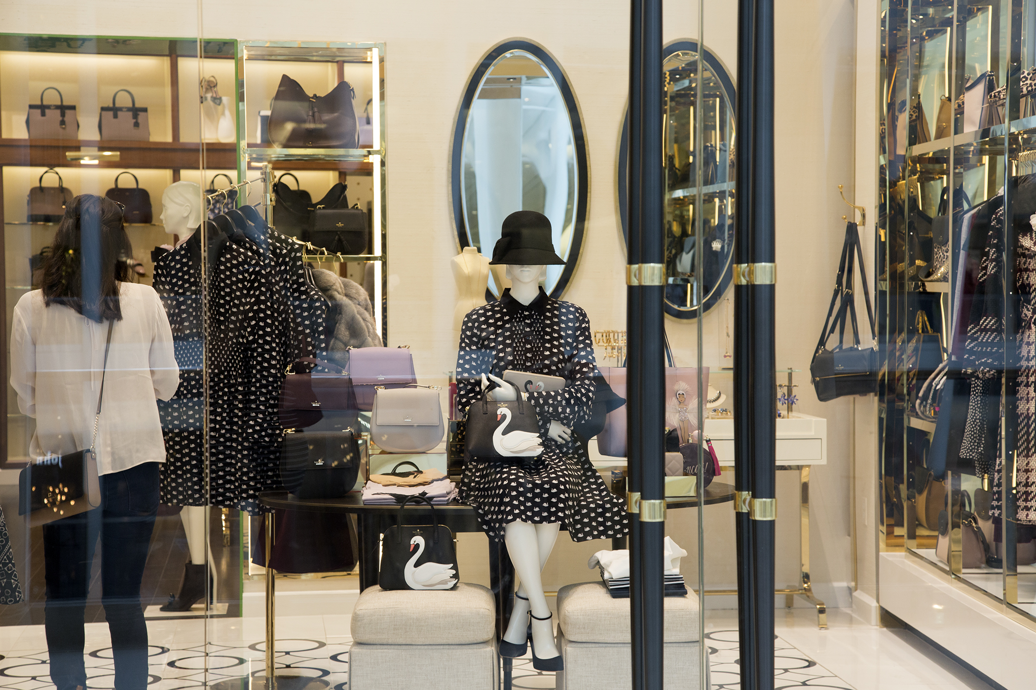 The Kate Spade store inside Westfield World Trade Center.