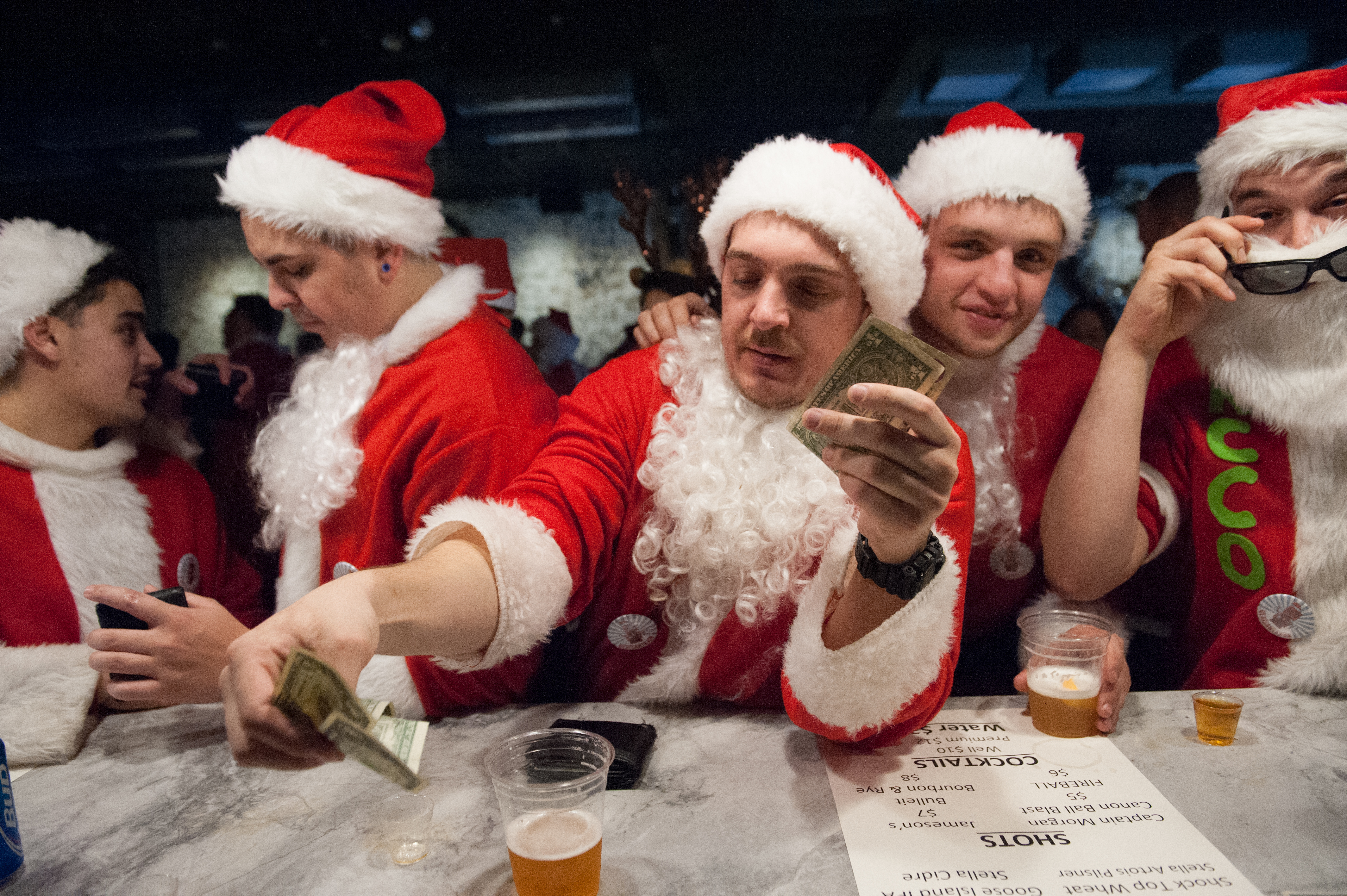 drunk santa costume