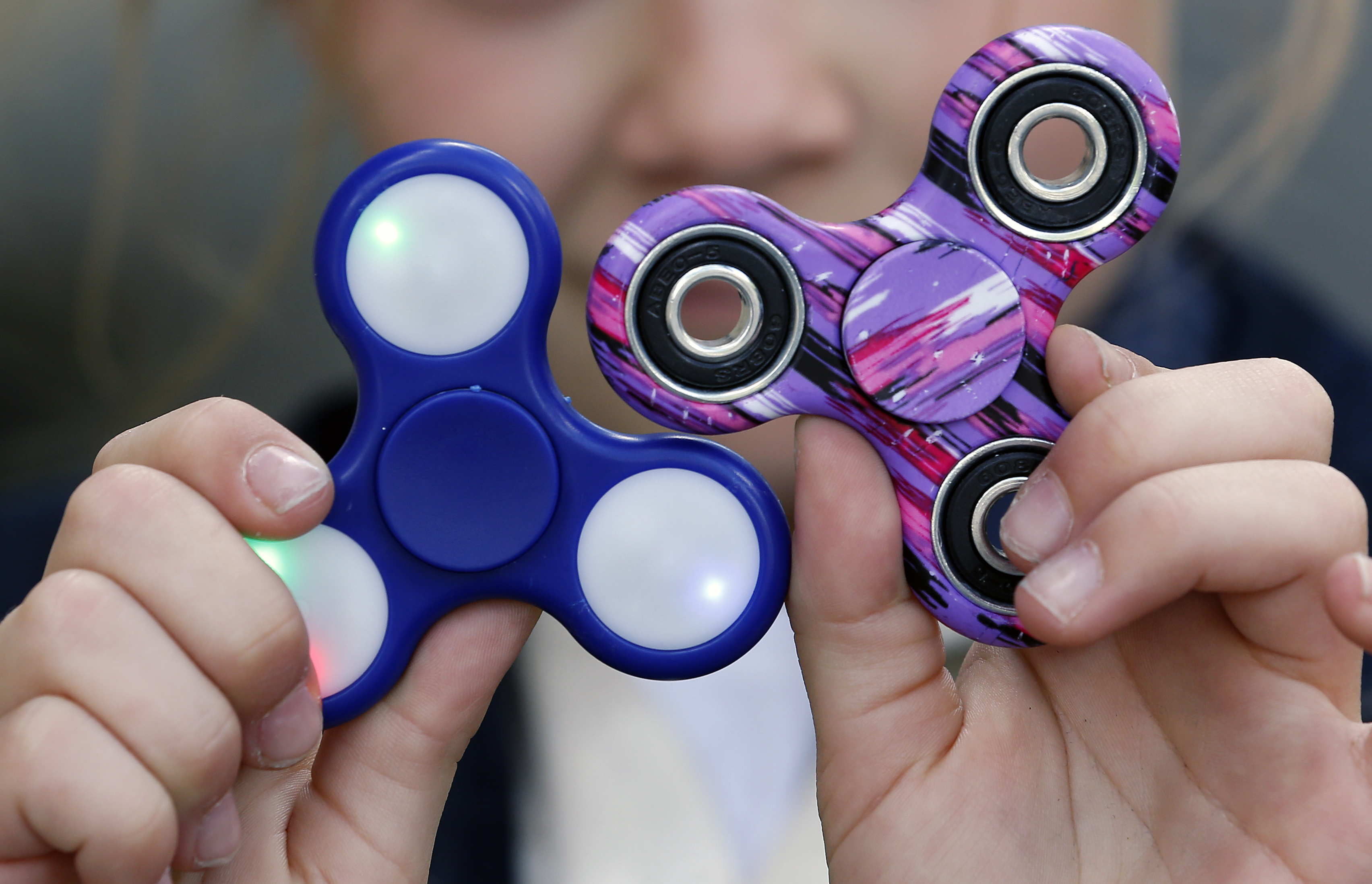Fidget Spinners with LED Lights, Bluetooth Speakers for Sale Money