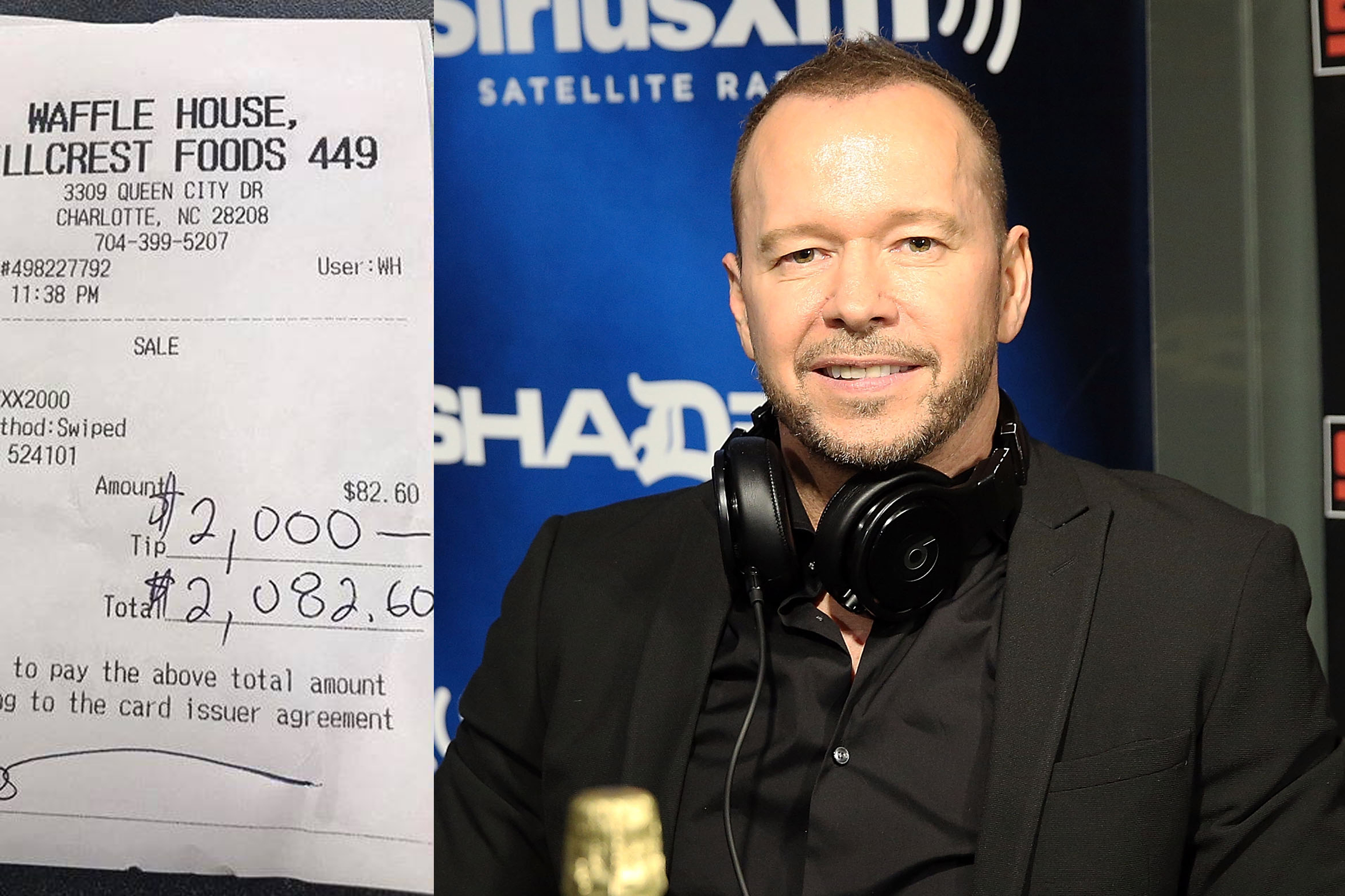 Donnie Wahlberg Waffle House: Actor Leaves Large Tip | Money