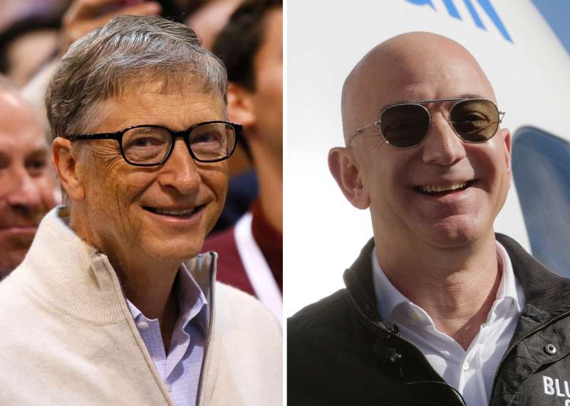 Billionaires Bill Gates Jeff Bezos Are Richest Men In Tech Money 8932