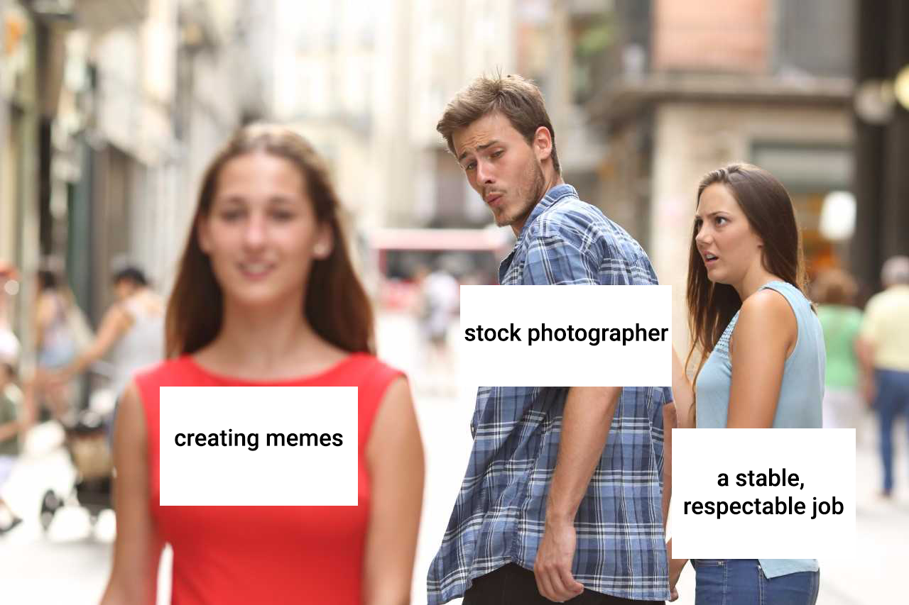 Distracted Boyfriend Meme Photographer Is Making No Money Money