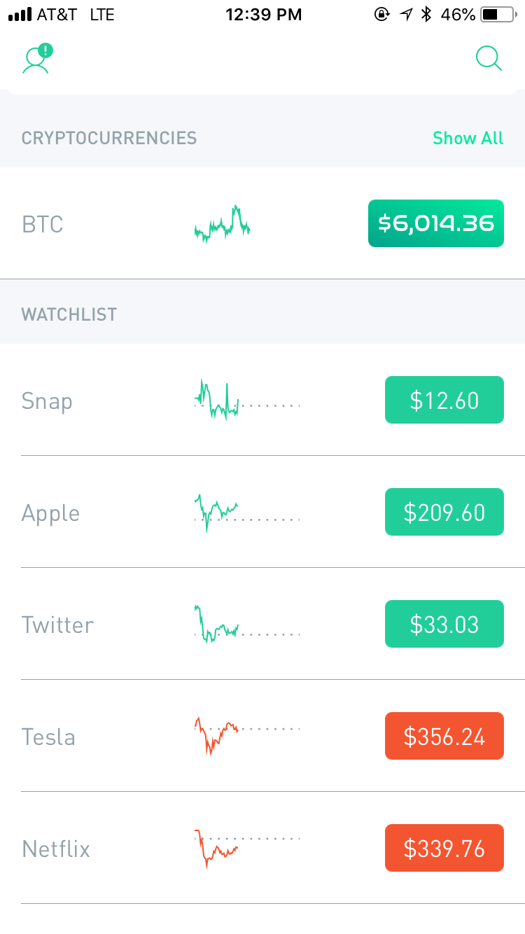 see your profit on robinhood app