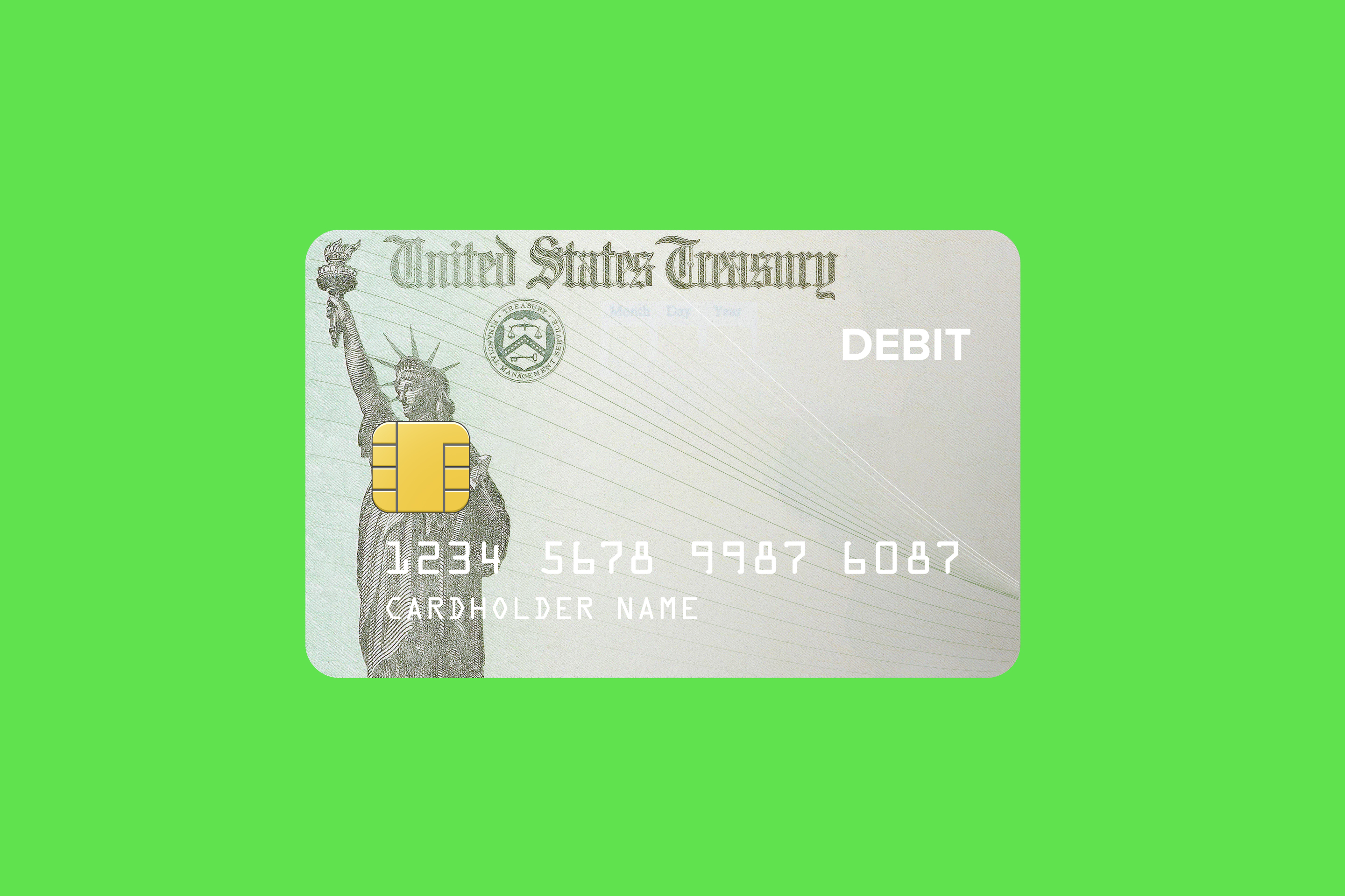Stimulus Check Debit Card From IRS Economic Impact Payments Money