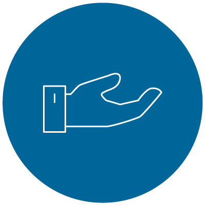 Icon of Outstretched Hand