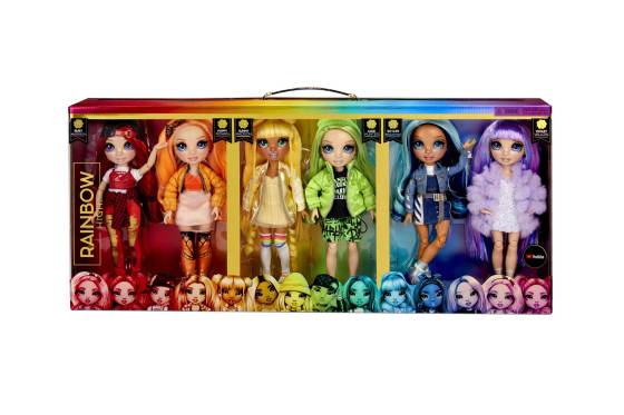 Rainbow High Dolls 6 Pack
