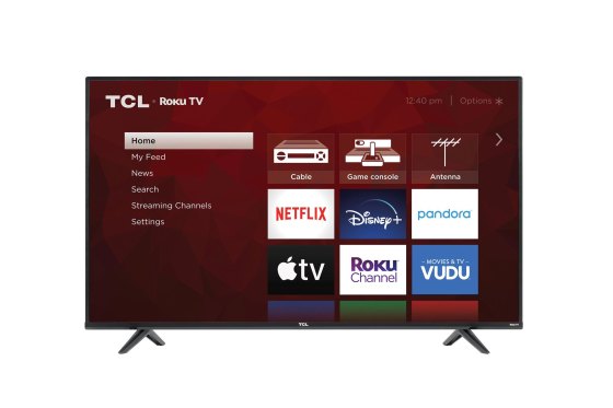 TCL 55 Inch 4K UHD HDR Smart Roku TV