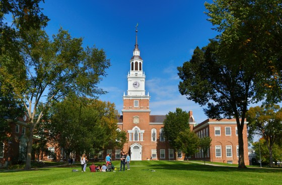 The Baker-Berry Library on the campus of Dartmouth College