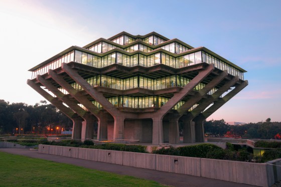 The Geisel Library at the University of California San Diego