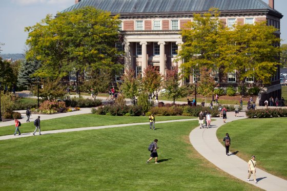 Aerial view of the Rensselaer Polytechnic Institute campus